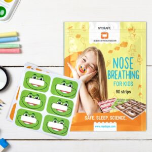 Oryginalne Plastry Myotape Nose Breathing for kids 90 sztuk Wzory