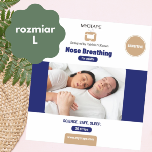 Dla Skóry Wrażliwej rozmiar L - Plastry Myotape dla dorosłych McKeown 30 szt.