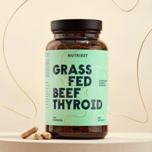 Nutriest TARCZYCA Grass Fed Beef Thyroid 240 kapsułek suplement diety