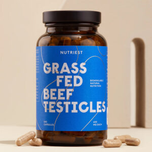 Nutriest Grass Fed Beef Testicles 240 kapsułek testosteron jądra wołowe