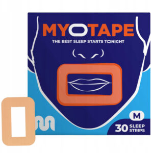 Plastry Myotape rozmiar M 30 szt. na usta beżowe dla dorosłych nastolatków